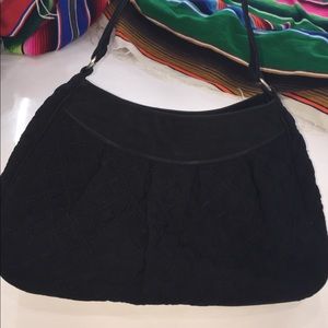 Black Vera Bradley shoulder purse bag